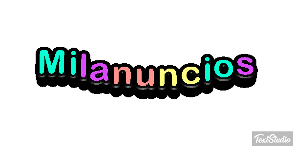 Milanuncios Tekst effect