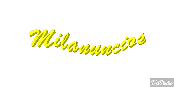 Milanuncios Tekst effect