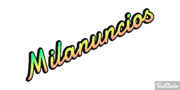 Milanuncios Tekst effect