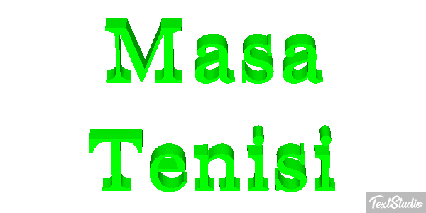 Masa Tenisi Metin efekti