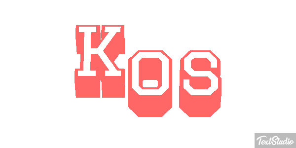 Kos Efeito do texto