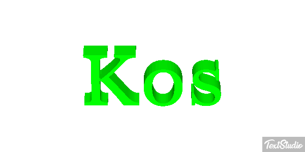 Kos Efeito do texto
