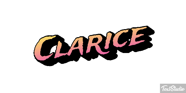 Clarice Text effect