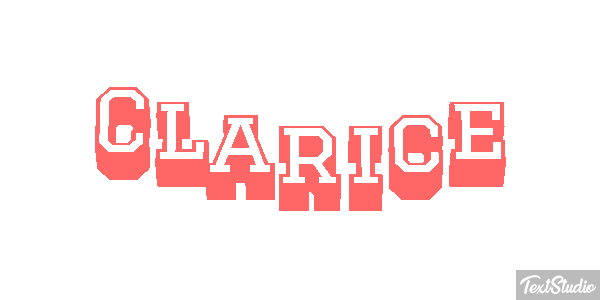 Clarice Text effect