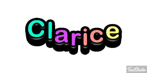 Clarice Text effect