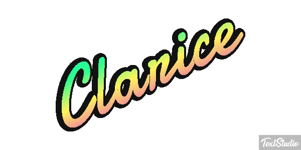Clarice Text effect