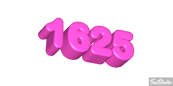 1625 Текстовый эффект