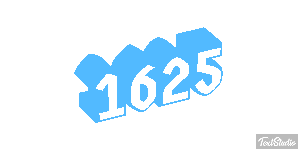 1625 Текстовый эффект