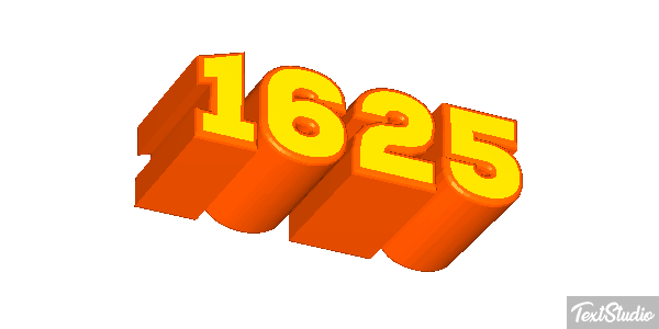 1625 Текстовый эффект