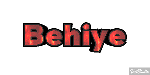 Behiye Tekst effect