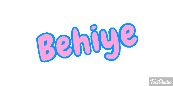 Behiye Tekst effect