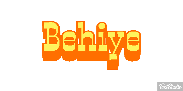 Behiye Tekst effect