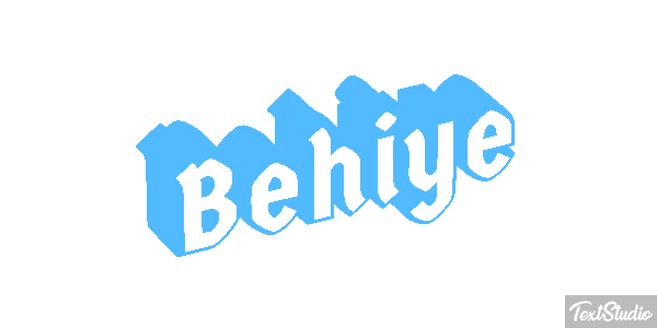 Behiye Tekst effect