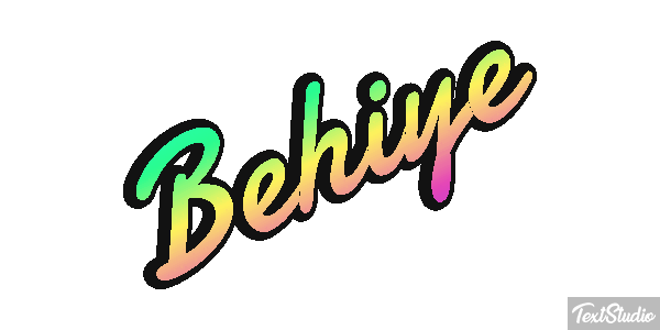 Behiye Tekst effect