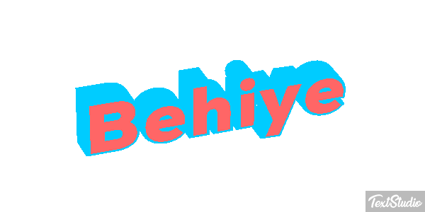 Behiye Tekst effect