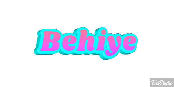 Behiye Tekst effect