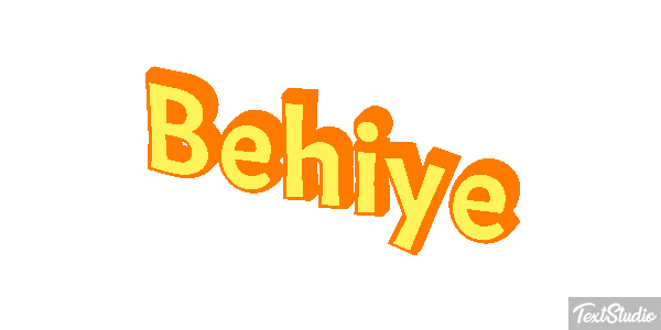 Behiye Tekst effect