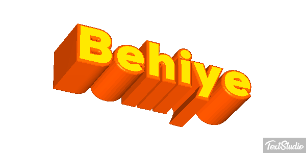 Behiye Tekst effect