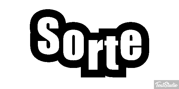 Sorte Text effect