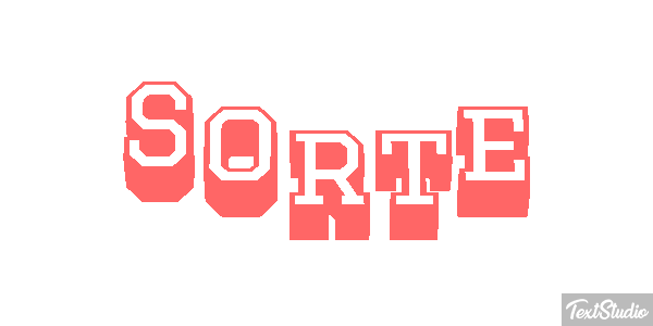 Sorte Text effect