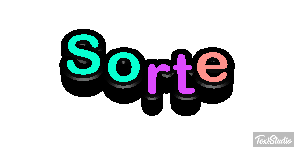 Sorte Text effect