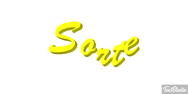 Sorte Text effect