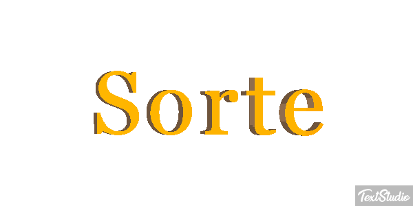 Sorte Text effect
