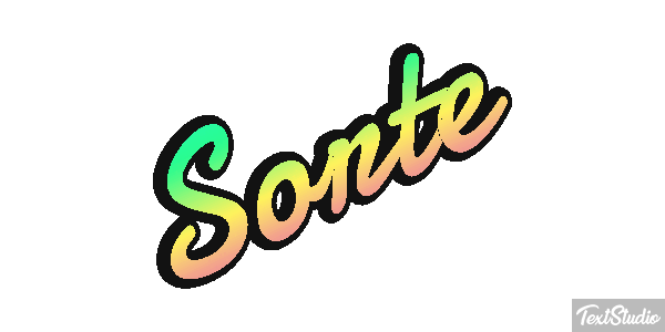 Sorte Text effect