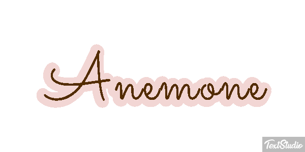 Anemone Texteffekt