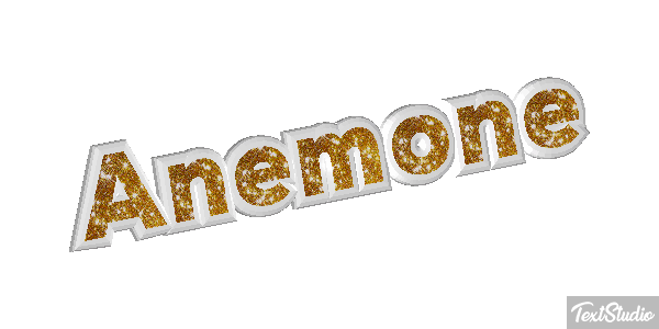 Anemone Texteffekt