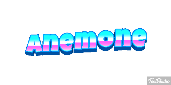 Anemone Texteffekt