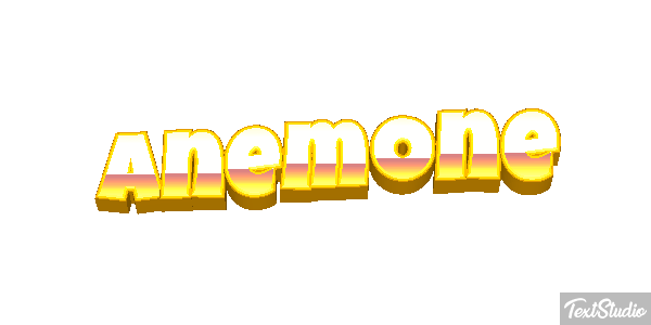 Anemone Texteffekt