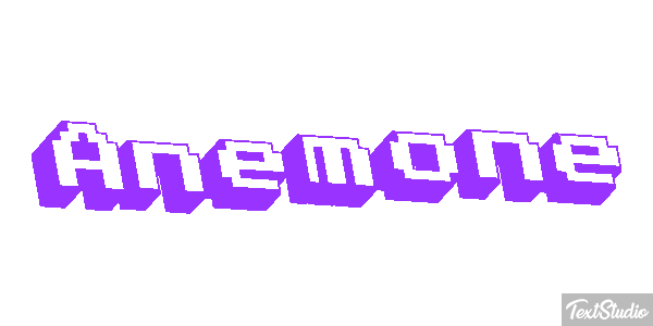 Anemone Texteffekt