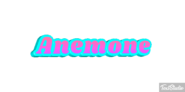 Anemone Texteffekt