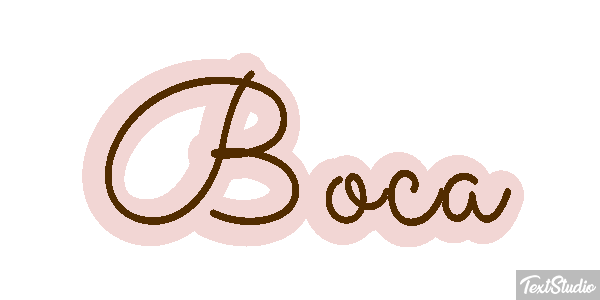 Boca Effetto testo
