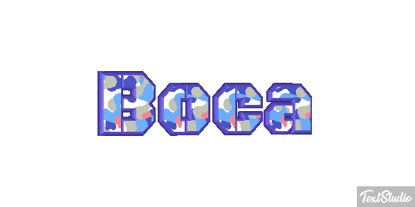 Boca Effetto testo