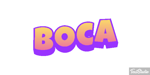 Boca Effetto testo