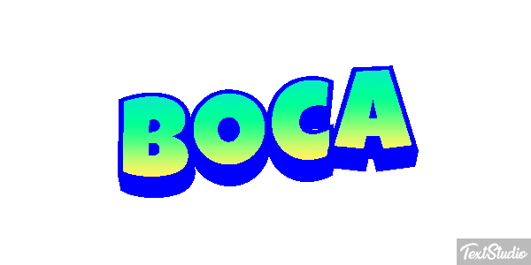 Boca Effetto testo