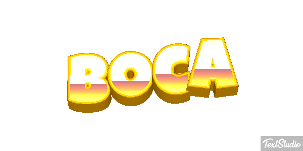Boca Effetto testo