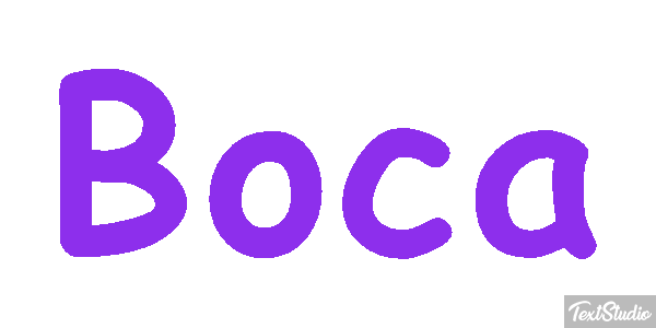 Boca Effetto testo