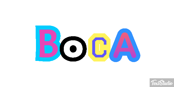 Boca Effetto testo