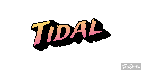 Tidal テキスト効果
