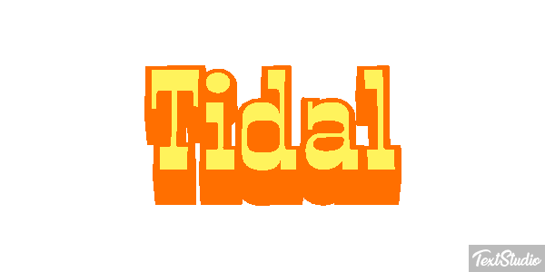 Tidal テキスト効果