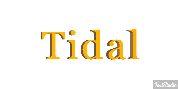 Tidal テキスト効果
