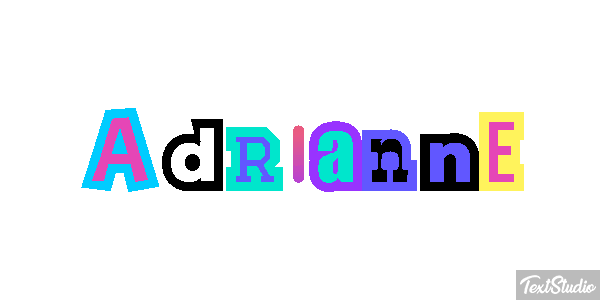 Adrianne Efecto de texto