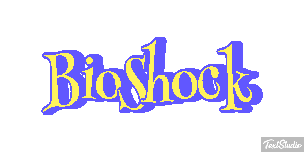 BioShock Text effect