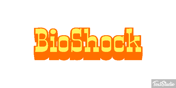 BioShock Text effect