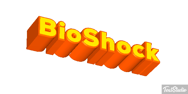 BioShock Text effect