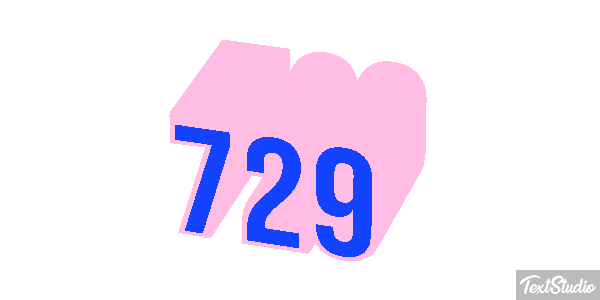 729 Metin efekti
