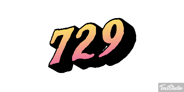 729 Metin efekti